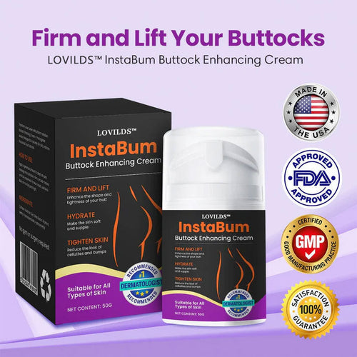 (Limited Time Discount 🔥 Last Day) LOVILDS™ InstaBum Buttock Enhancing Cream