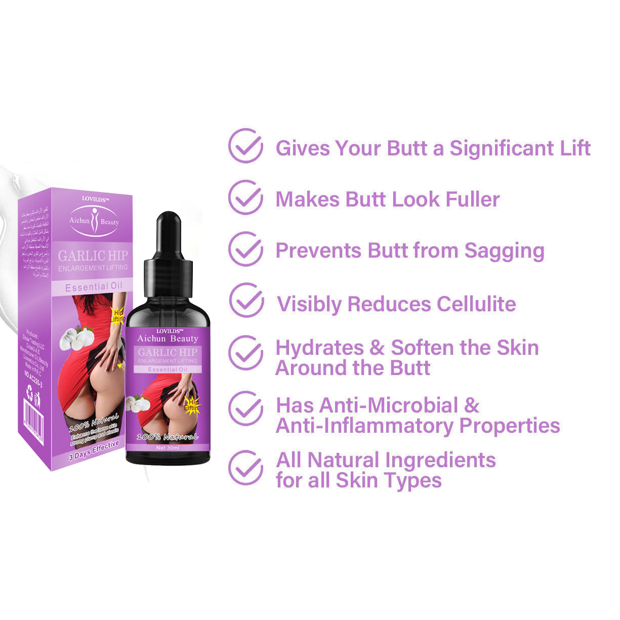（Limited Time Discount 🔥 Last Day) LOVILDS™ InstaBum Buttock Enhancing Cream
