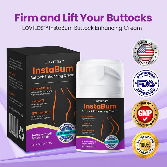 （Limited Time Discount 🔥 Last Day) LOVILDS™ InstaBum Buttock Enhancing Cream