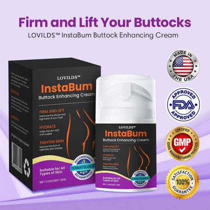 （Limited Time Discount 🔥 Last Day) LOVILDS™ InstaBum Buttock Enhancing Cream