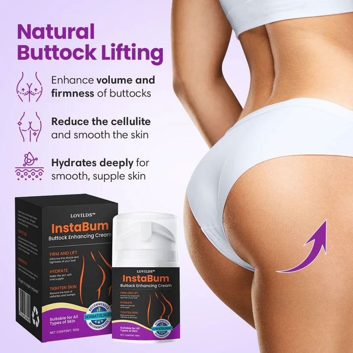 （Limited Time Discount 🔥 Last Day) LOVILDS™ InstaBum Buttock Enhancing Cream
