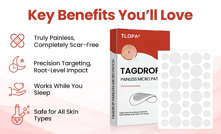 𝗧𝗟𝗢𝗣𝗔® Tag Drop ✨ Painless Micro Patch (AAD Recommended👨‍⚕️)🧡