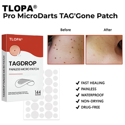 𝗧𝗟𝗢𝗣𝗔® Tag Drop ✨ Painless Micro Patch (AAD Recommended👨‍⚕️)🧡