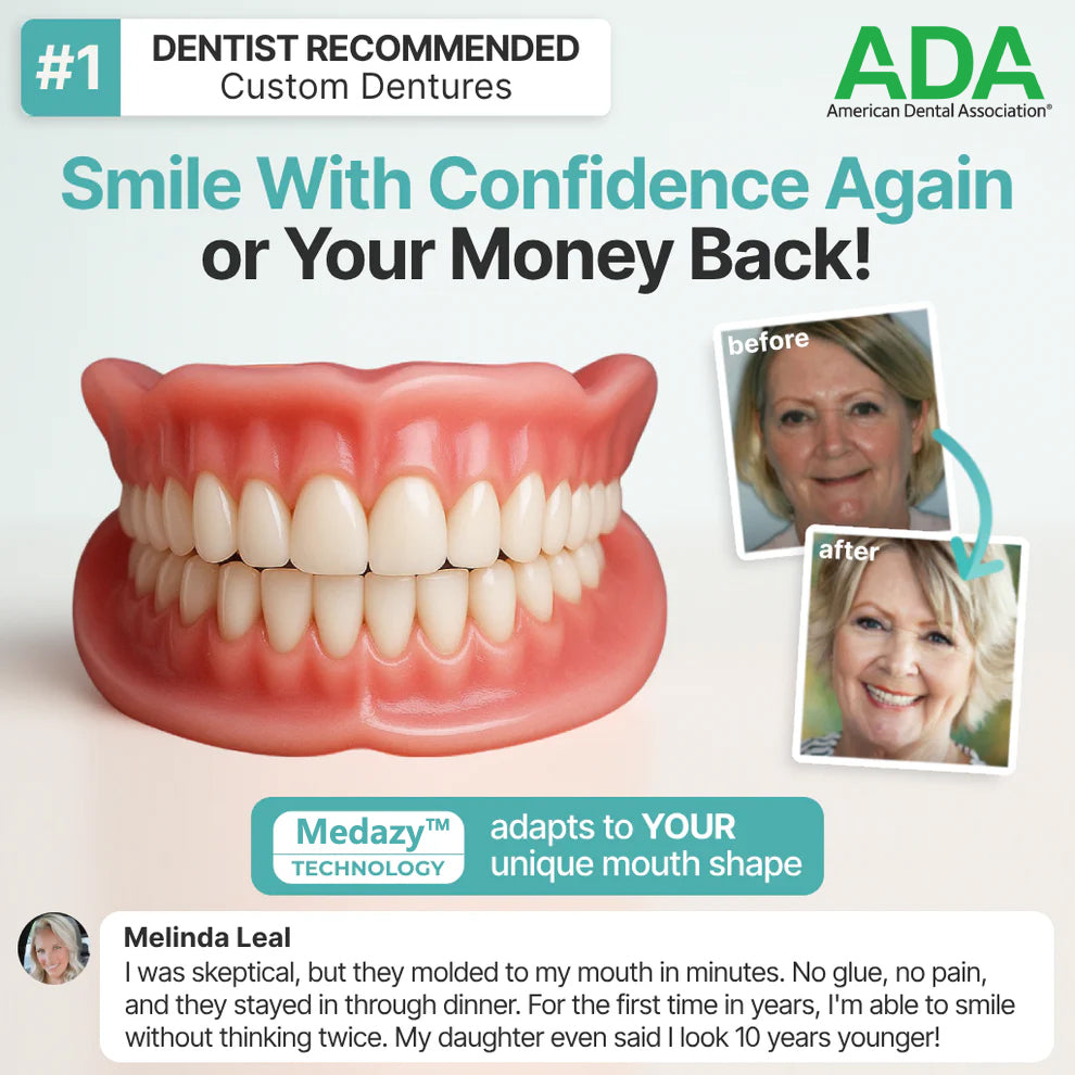 【OFFICIAL STORE】Medazy™ Custom-Fit Full Functional Dentures✨